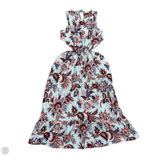 Dress Casual Maxi By Target-designer In Blue & Red, Size: L