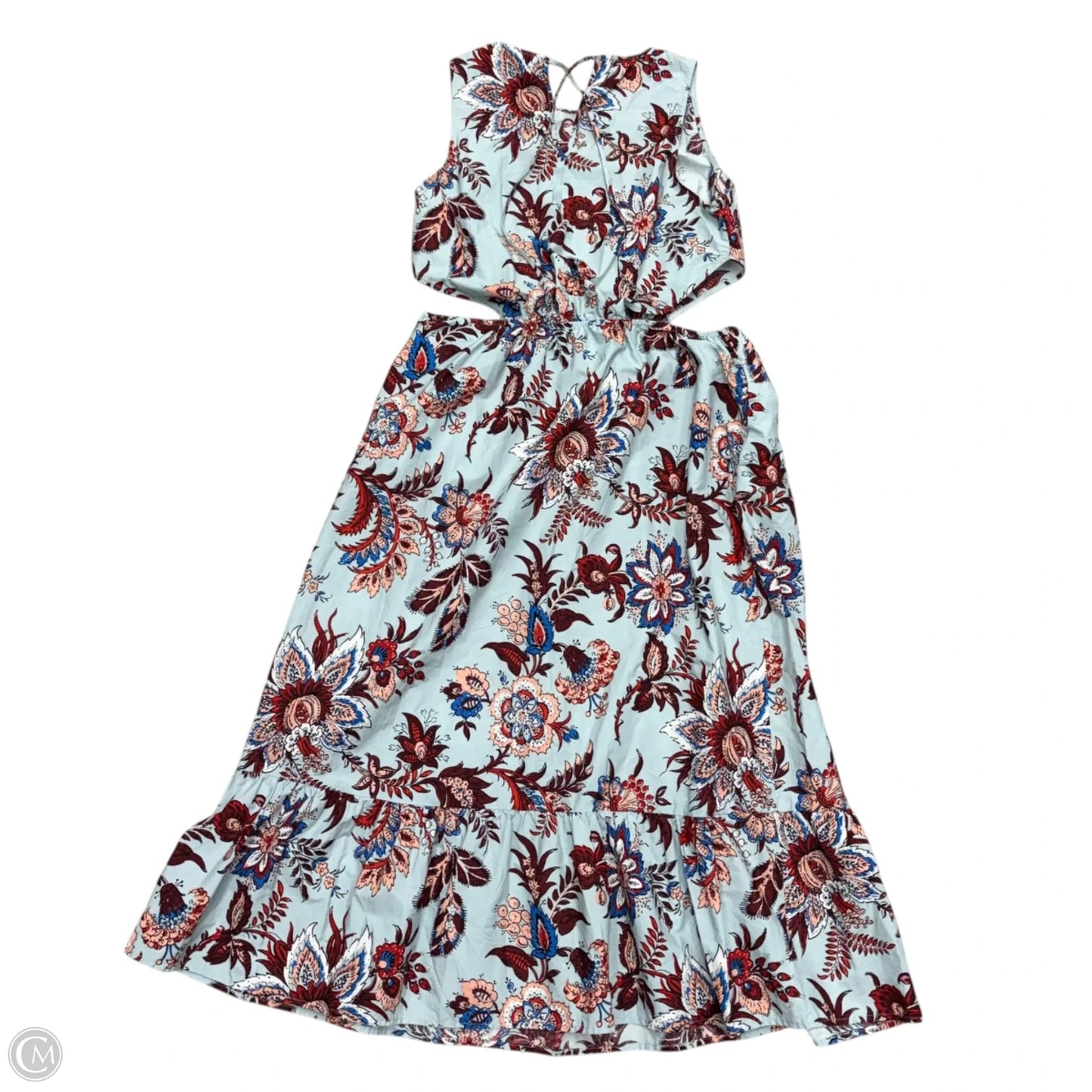 Dress Casual Maxi By Target-designer In Blue & Red, Size: L