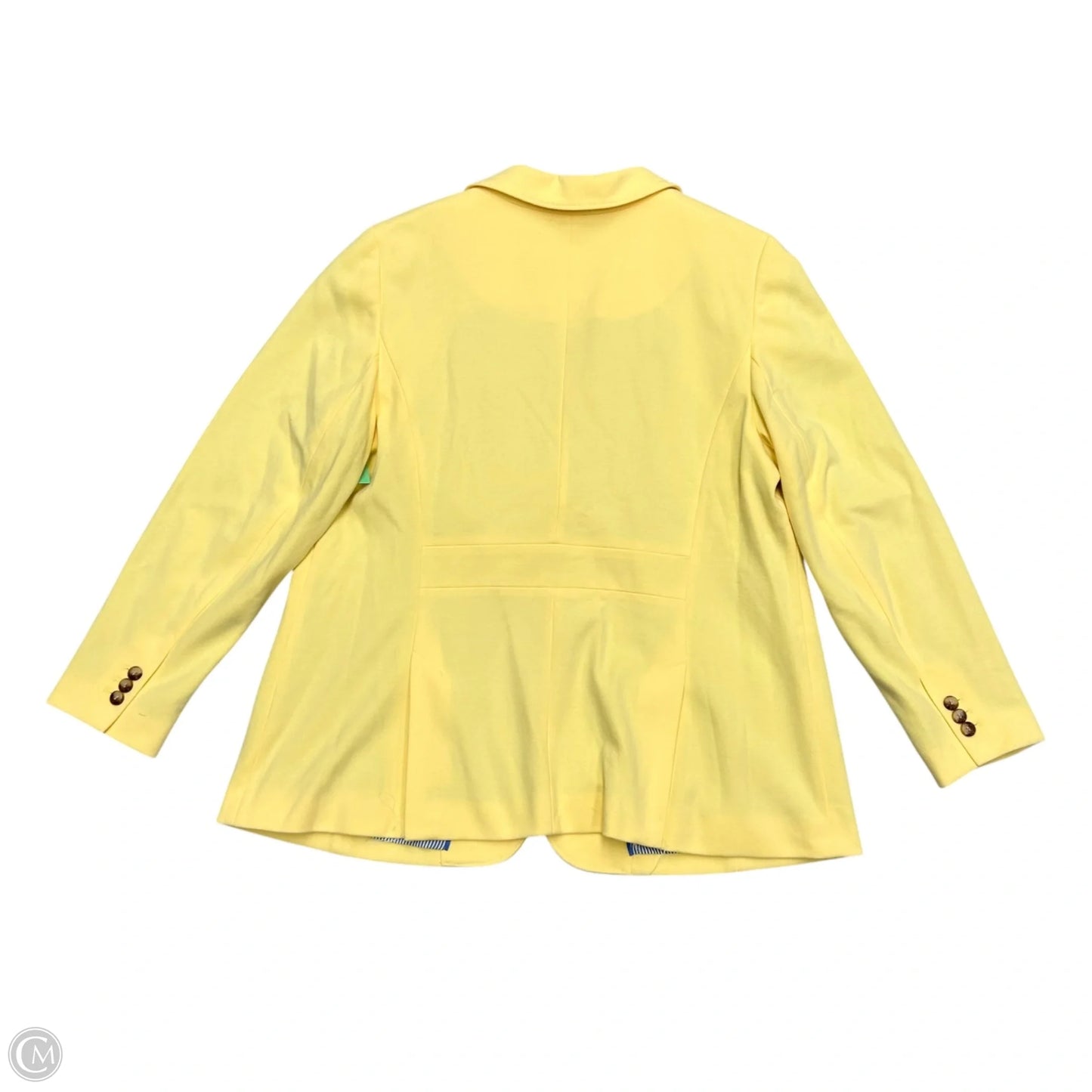 Blazer By Talbots In Yellow, Size: Xl