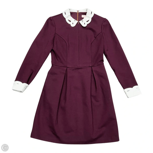 Dress Work By Ted Baker In Maroon, Size: S