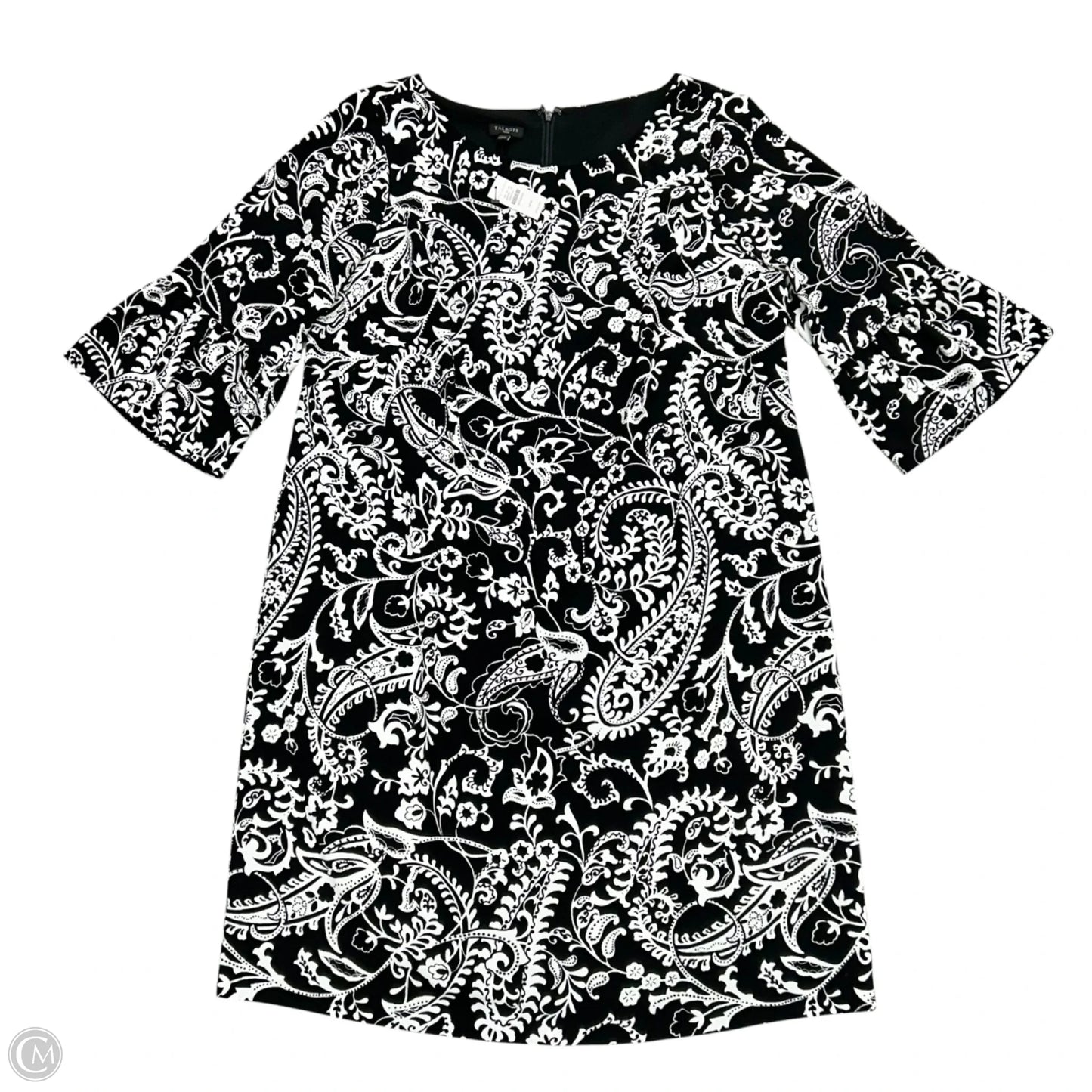 Dress Casual Short By Talbots In Black & White, Size: L