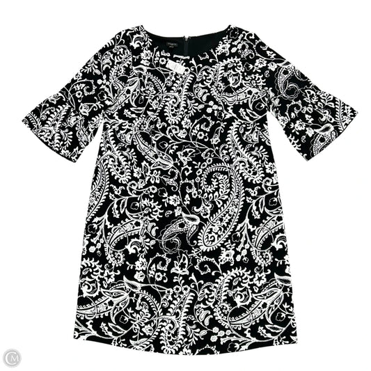 Dress Casual Short By Talbots In Black & White, Size: L