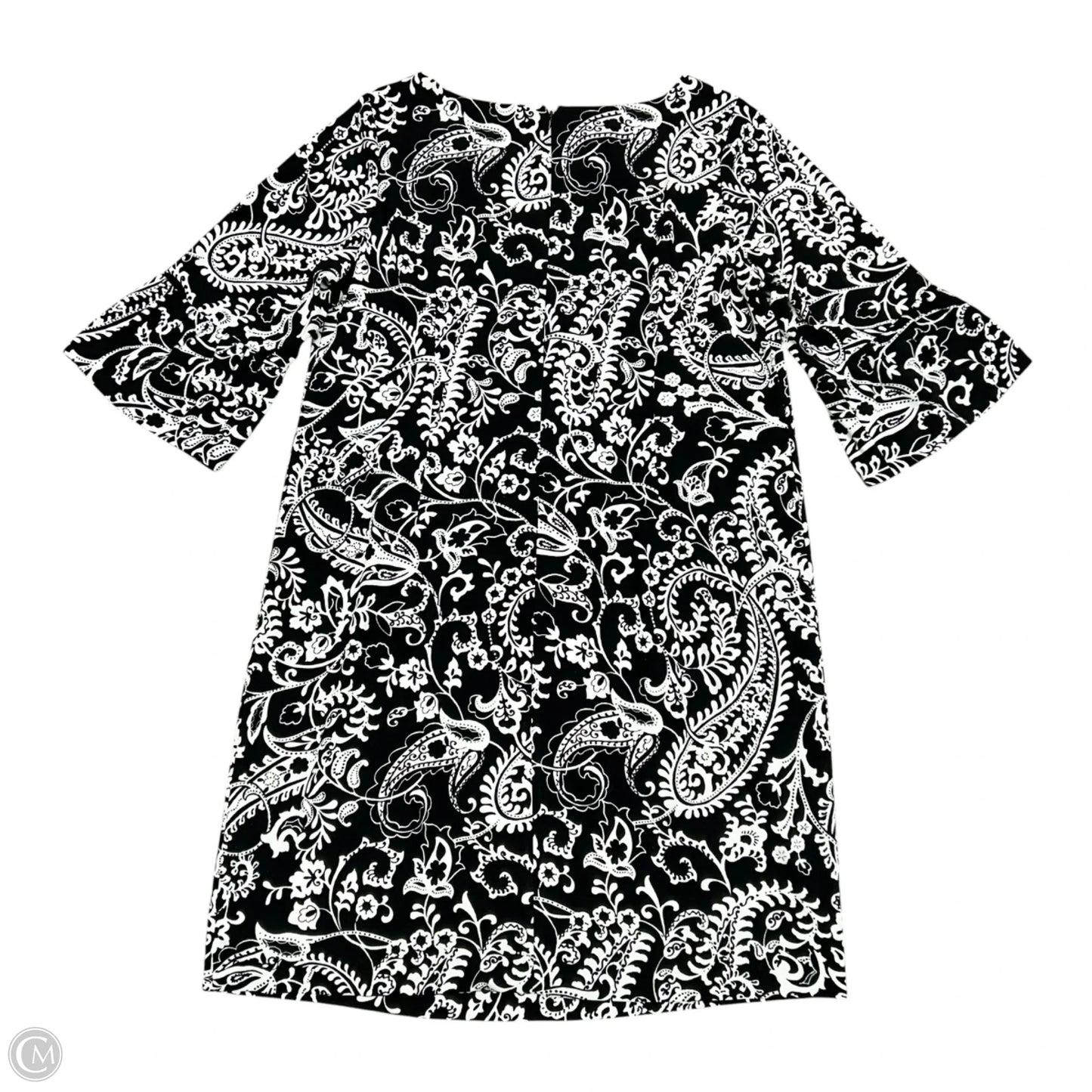 Dress Casual Short By Talbots In Black & White, Size: L
