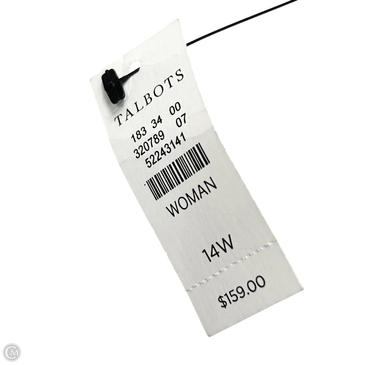 Dress Casual Short By Talbots In Black & White, Size: L