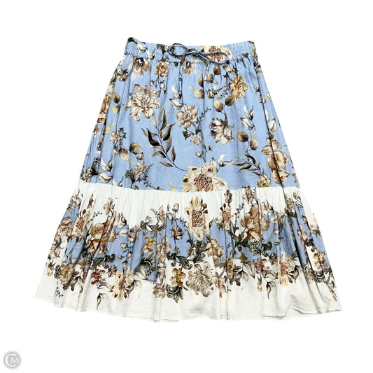 Skirt Maxi By Rachel Zoe In Blue & Tan, Size: M