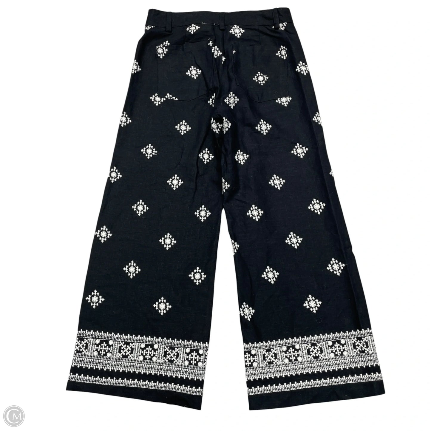 Pants Wide Leg By Elie Tahari In Black & White, Size: 6