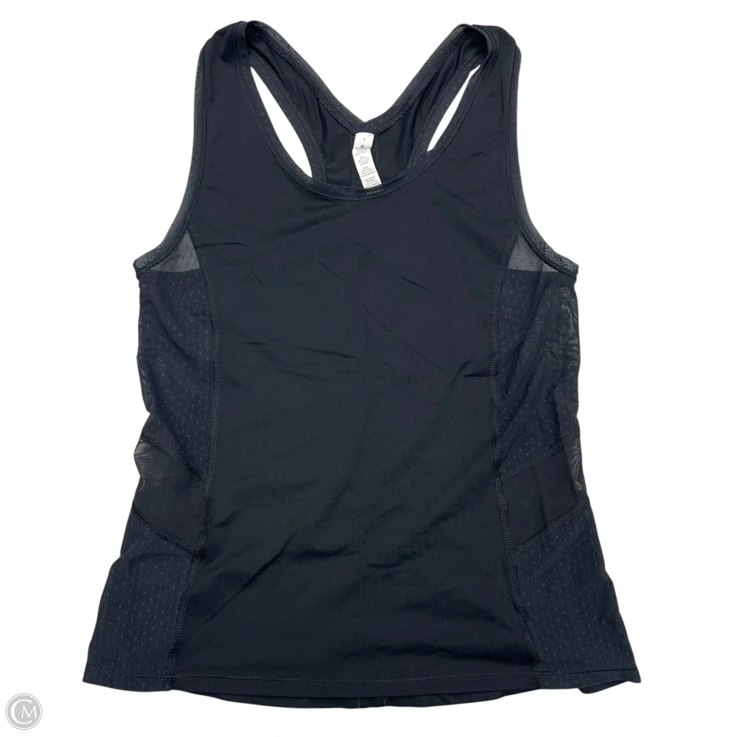 Athletic Tank Top By Lululemon In Black, Size: S