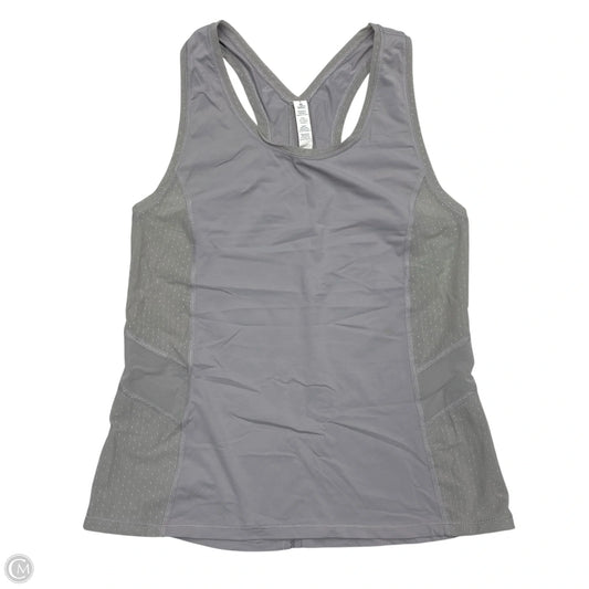 Athletic Tank Top By Lululemon In Grey, Size: S