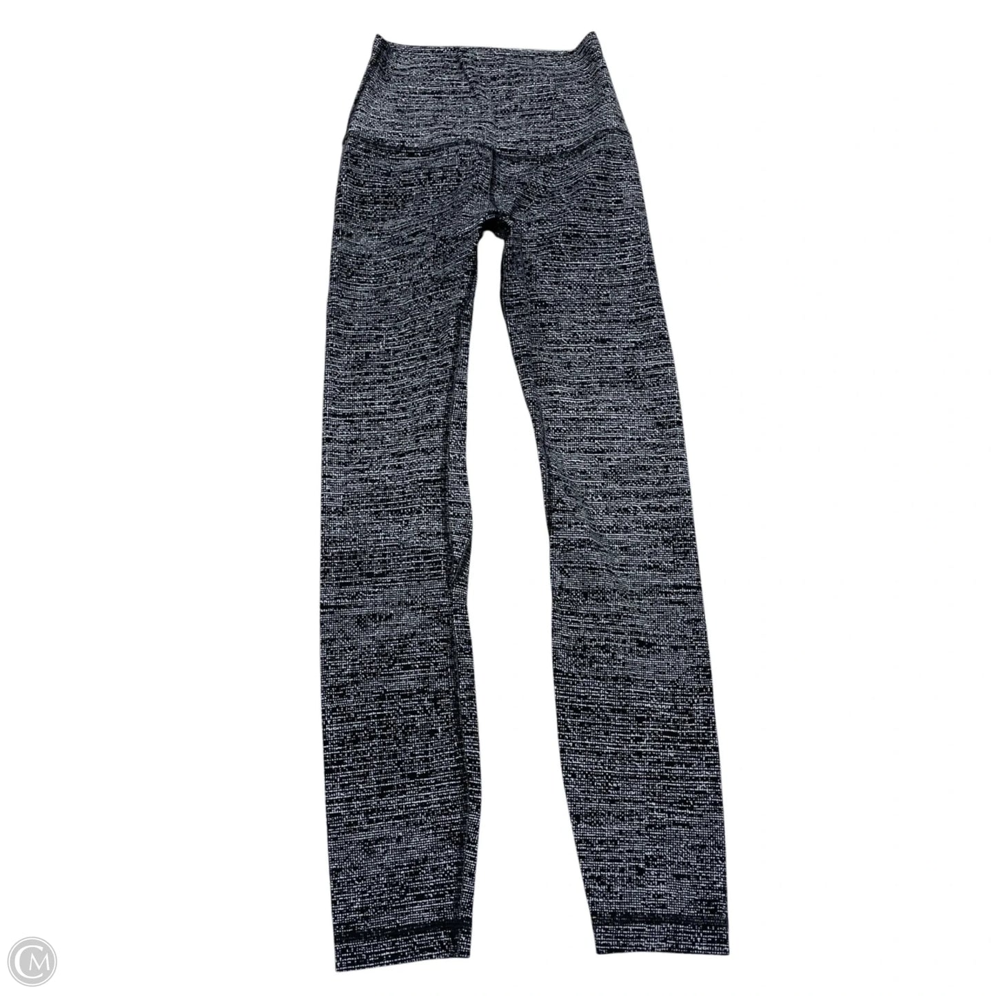 Athletic Leggings By Lululemon In Black & White, Size: Xs