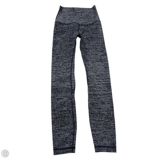 Athletic Leggings By Lululemon In Black & White, Size: Xs