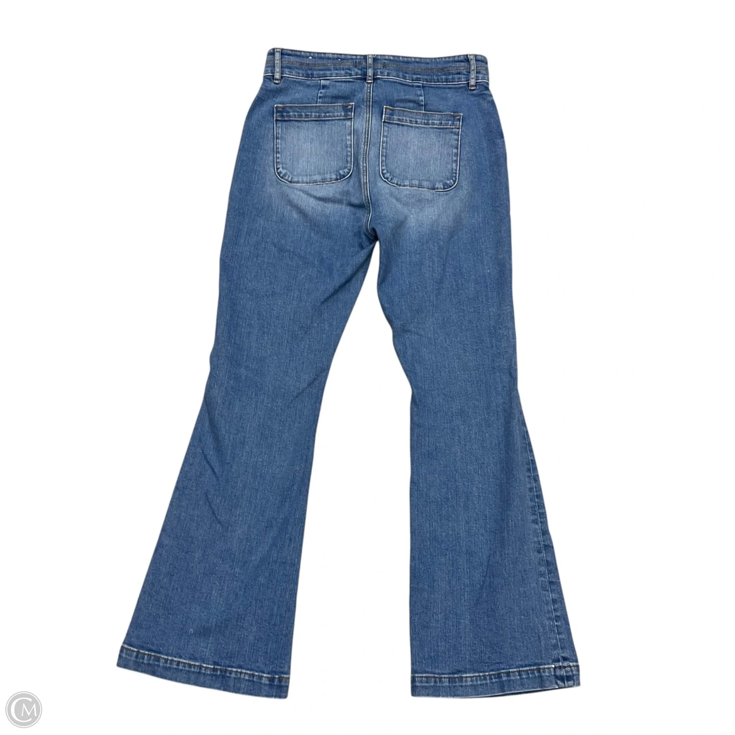 Jeans Boot Cut By Loft In Blue Denim, Size: 8