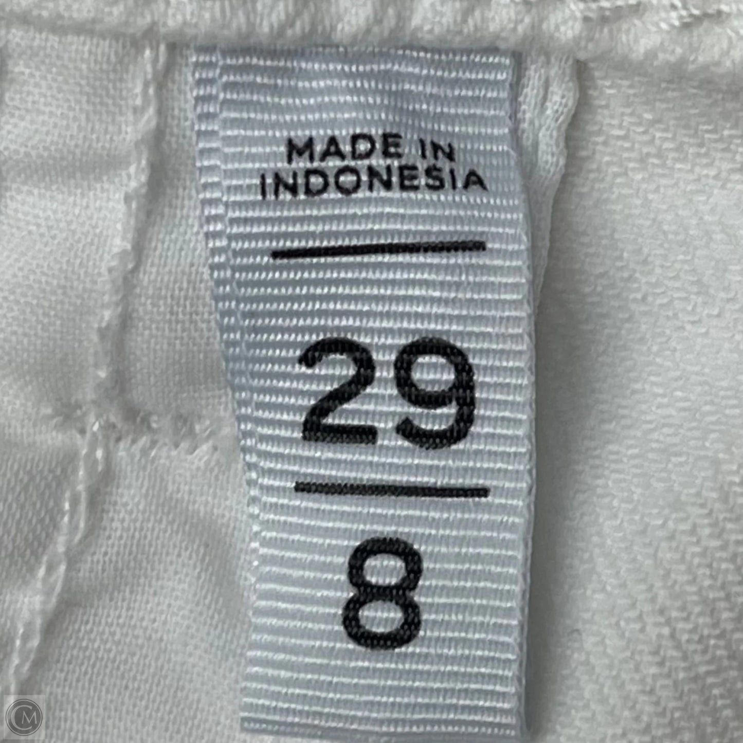 Shorts By Loft In White Denim, Size: 8