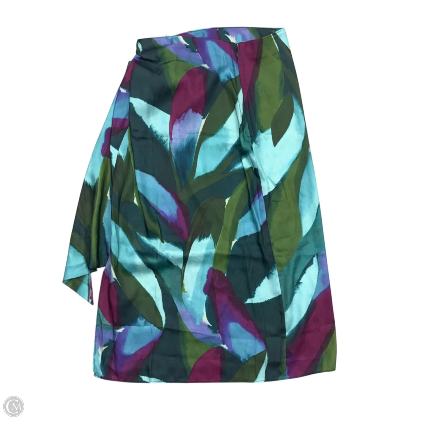 Skirt Midi By Banana Republic In Blue & Purple, Size: 2