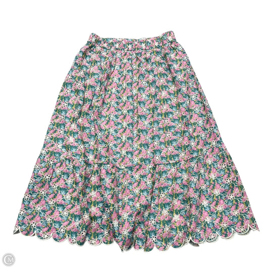 Skirt Maxi By Hyacinth House In Blue & Pink, Size: M