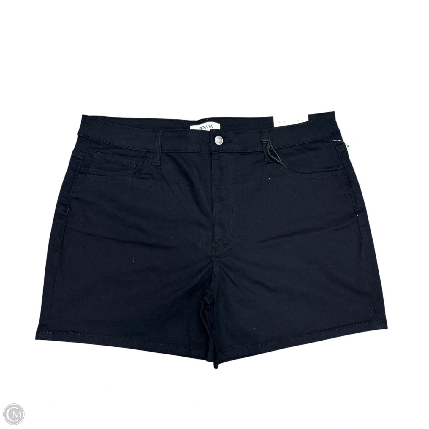 Shorts By Zenana In Black, Size: 2x