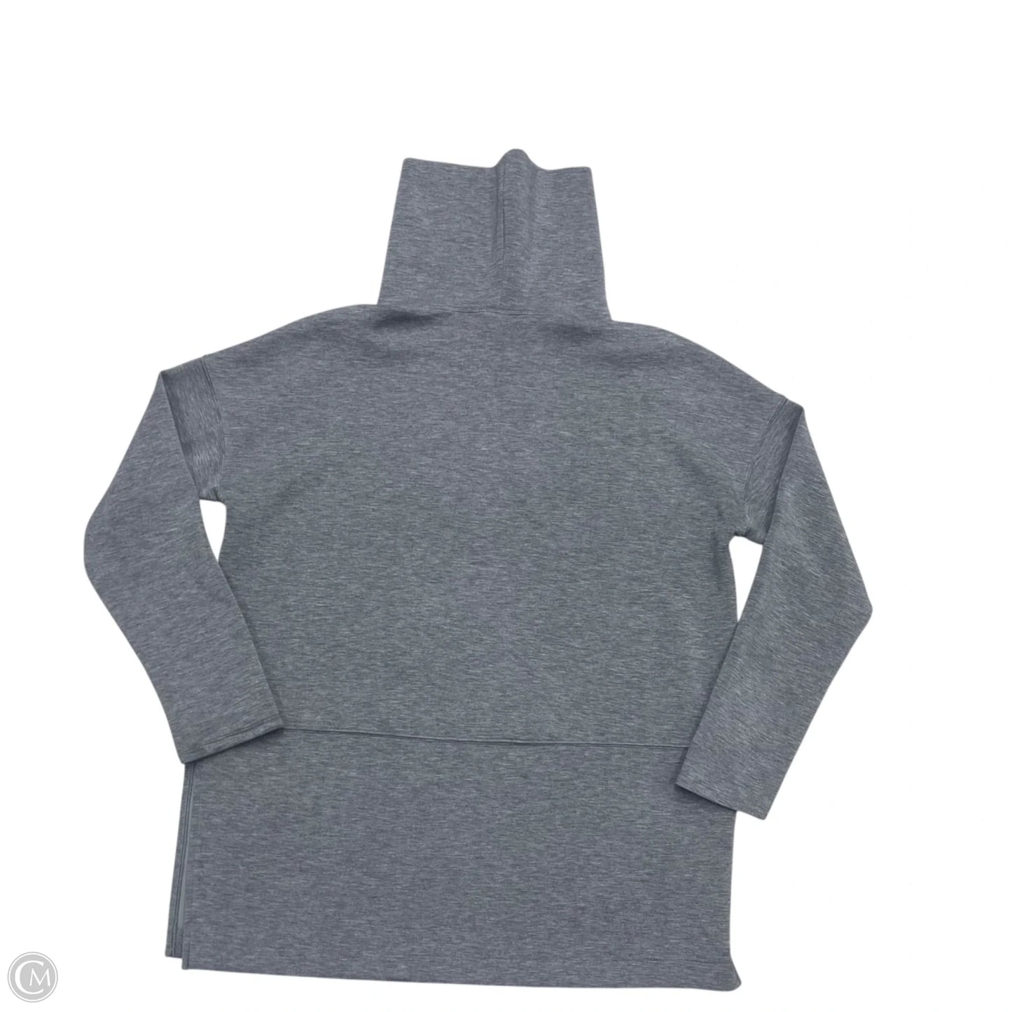 Athletic Sweatshirt Collar By Spanx In Grey, Size: L
