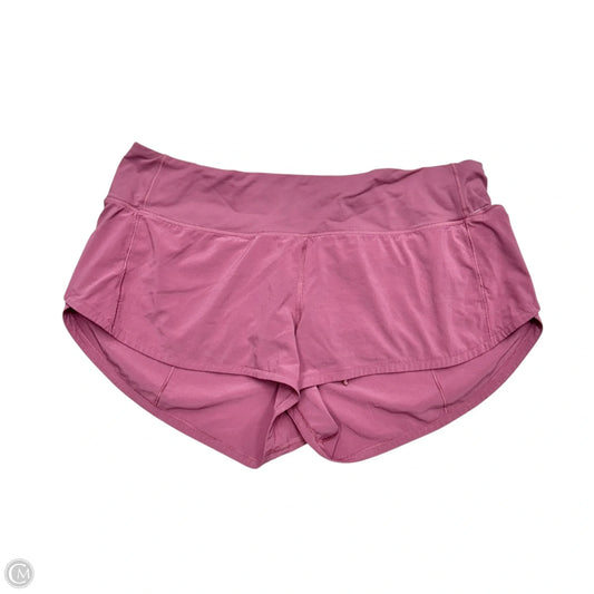 Athletic Shorts By Lululemon In Purple, Size: M