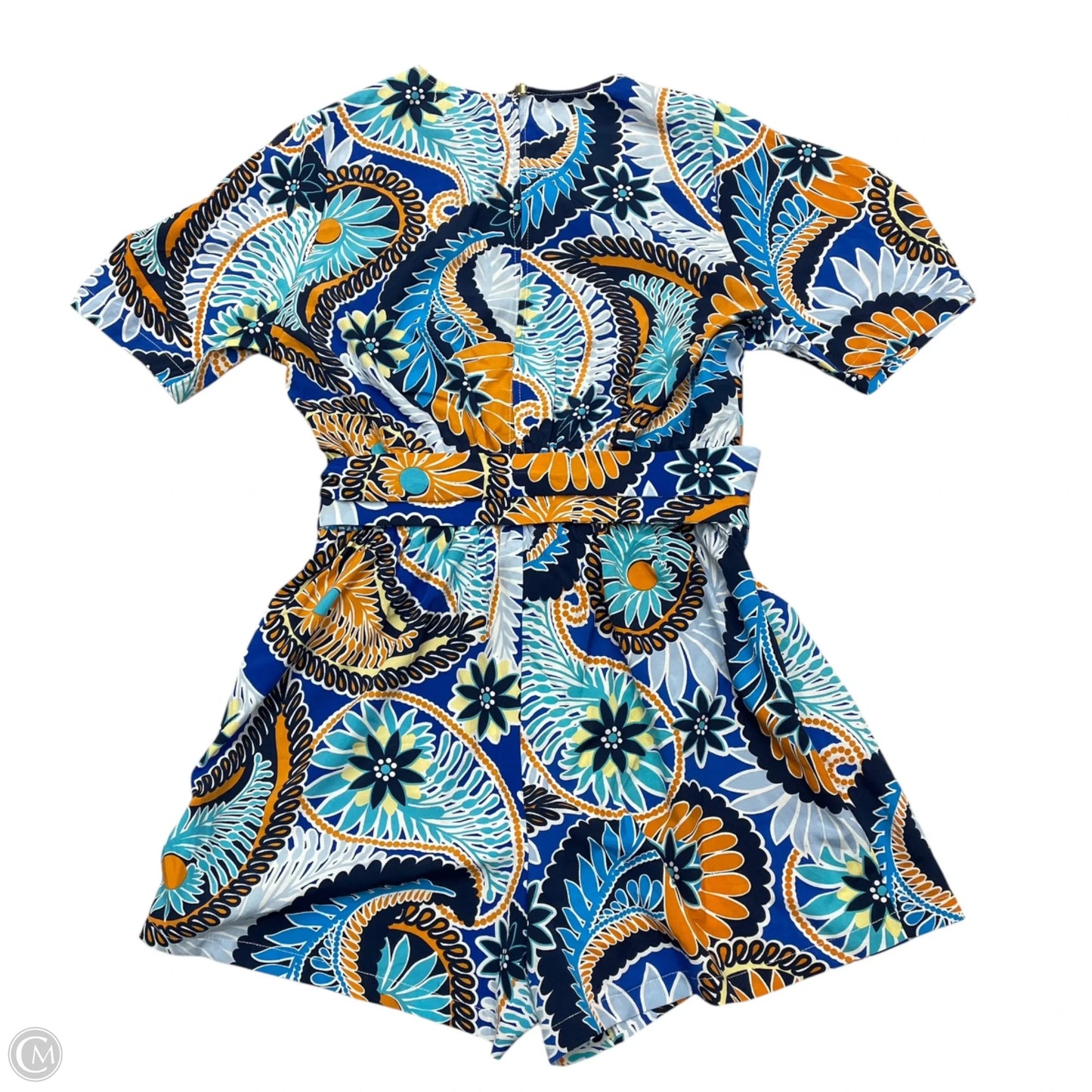 Romper By Impressions In Blue & Orange, Size: L