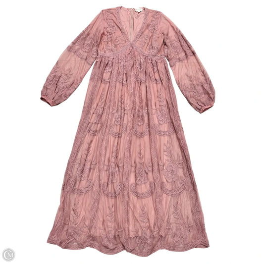 Dress Casual Maxi By Vanilla Bay In Mauve, Size: Xl