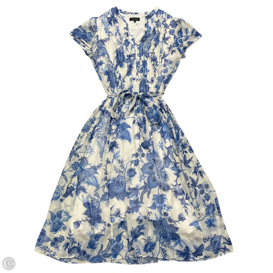 Dress Casual Midi By 1.state In Blue & White, Size: L