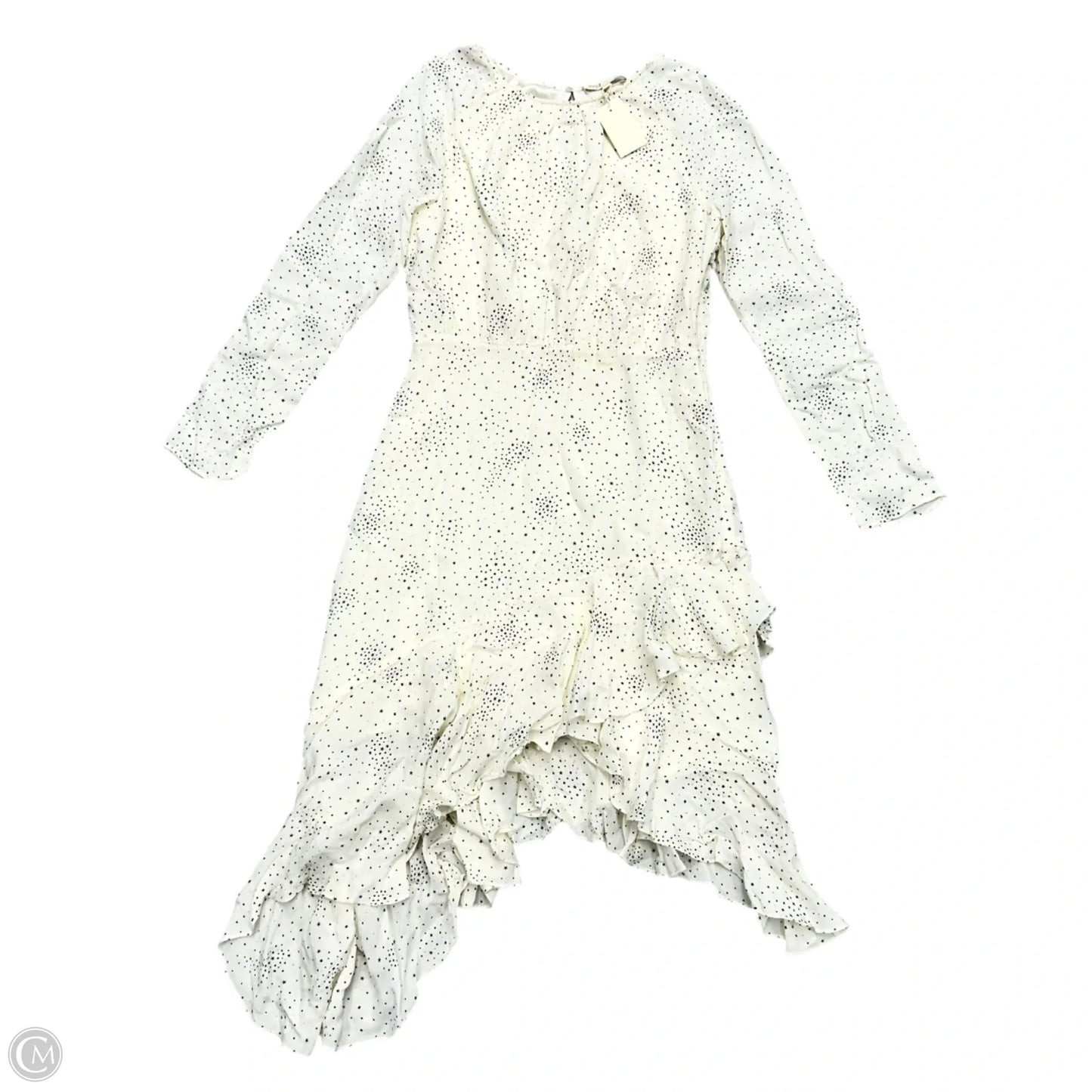 Dress Party Short By Maje In Black & Cream, Size: S