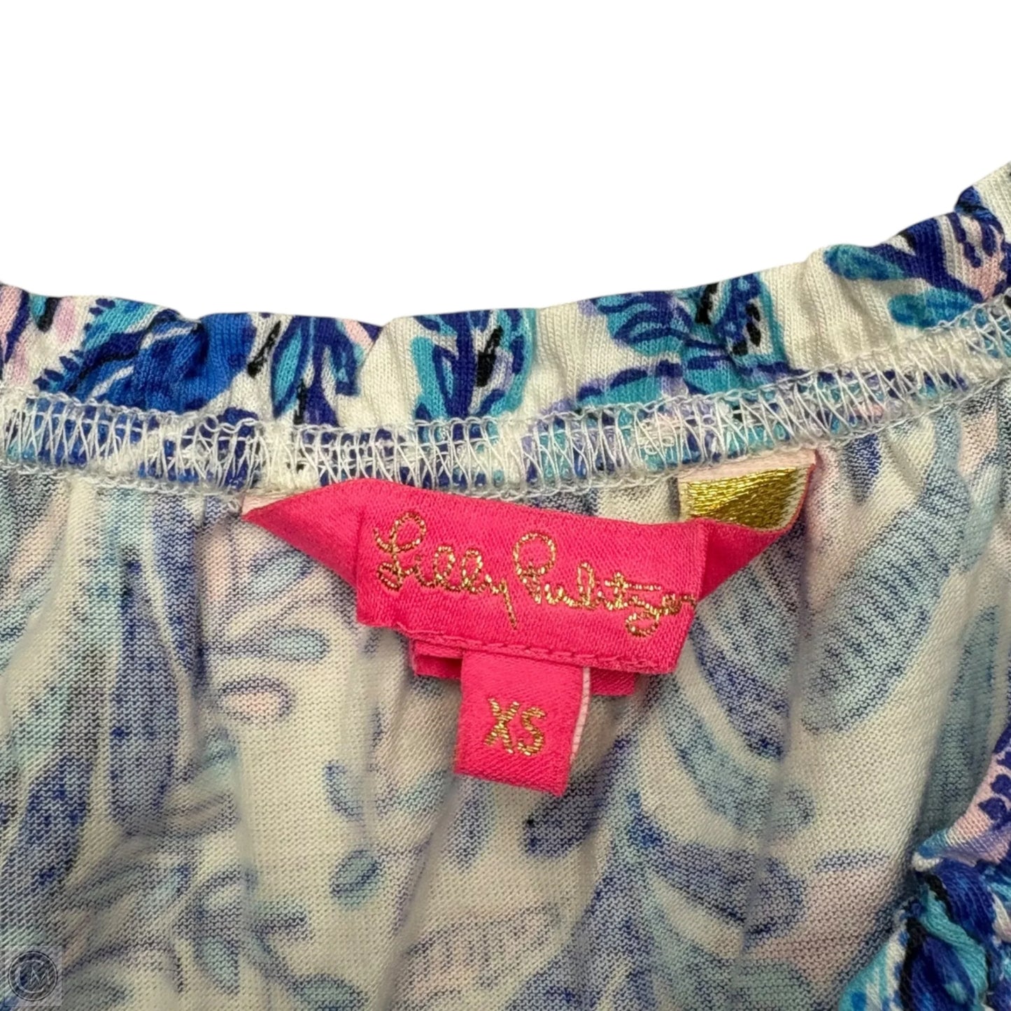 Dress Designer By Lilly Pulitzer In Blue & White, Size: Xs