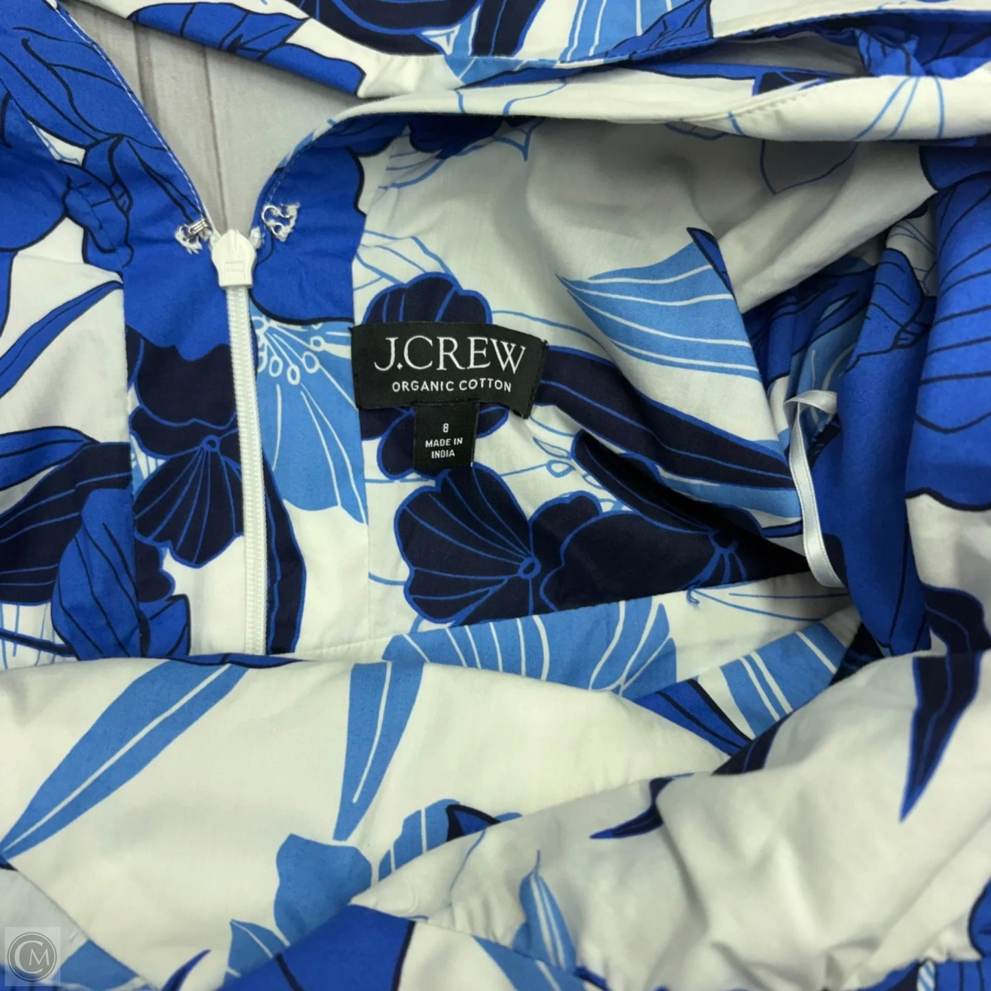 Dress Casual Maxi By J. Crew In Blue & White, Size: M