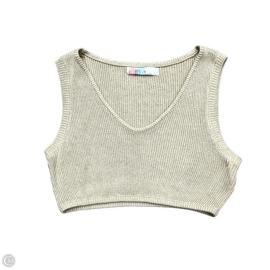 Top Sleeveless By Free People In Cream, Size: M