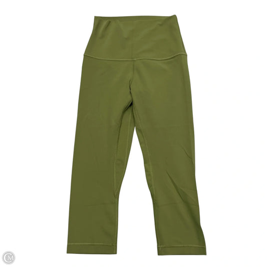 Athletic Leggings Capris By Lululemon In Green, Size: Xs