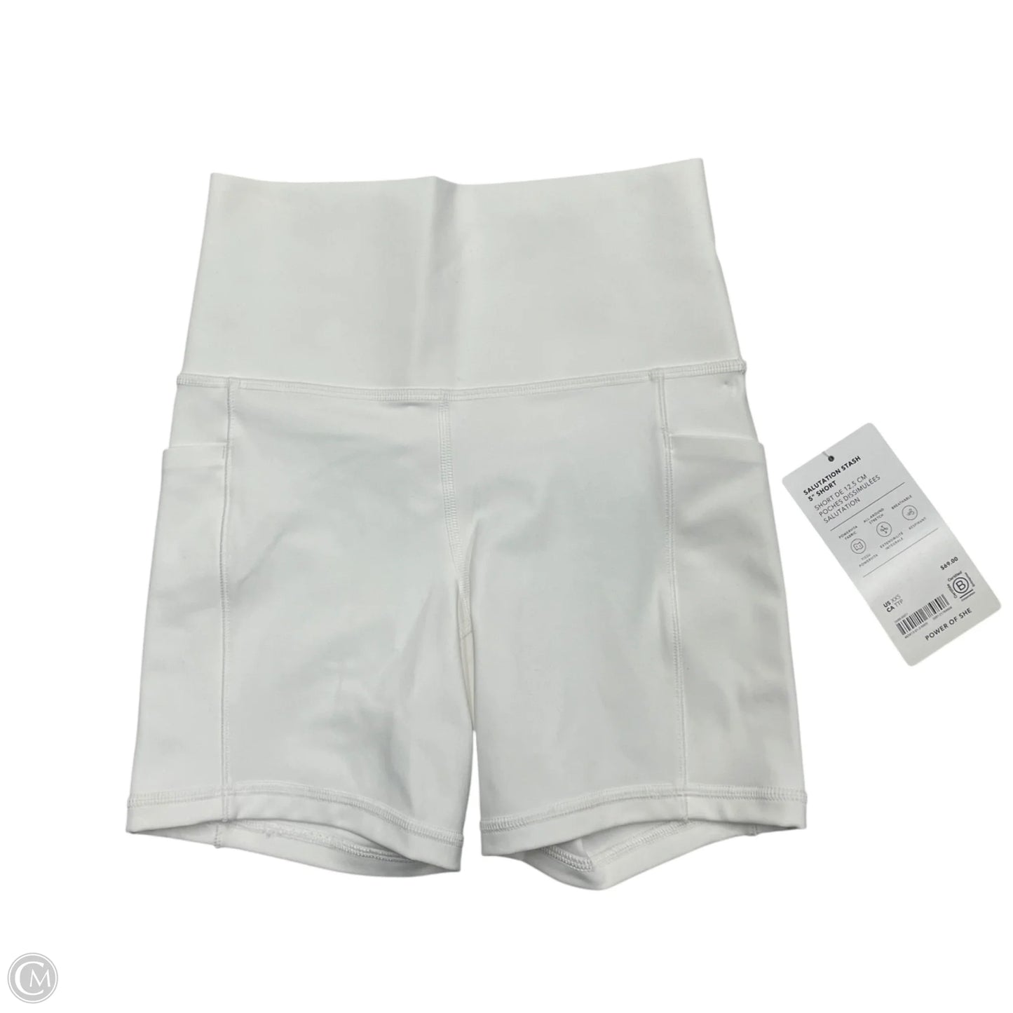 Athletic Shorts By Athleta In White, Size: Xxs