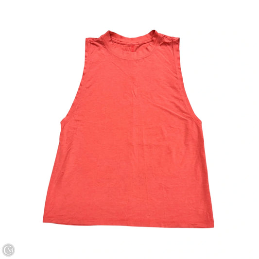 Athletic Tank Top By Lululemon In Coral, Size: S