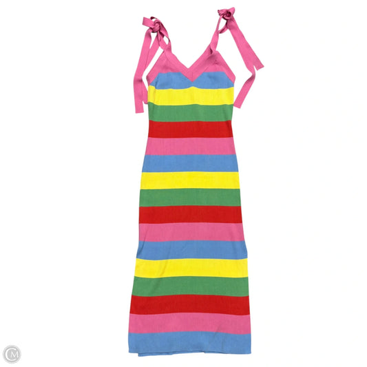 Dress Casual Maxi By English Factory In Rainbow Print, Size: L