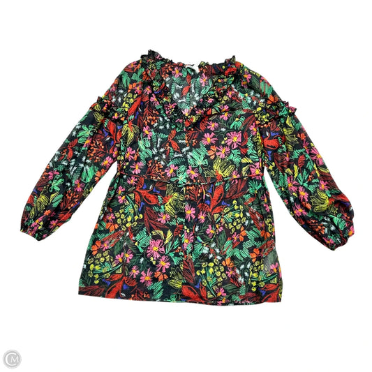 Top Long Sleeve Designer By Escada In Multi-colored, Size: S