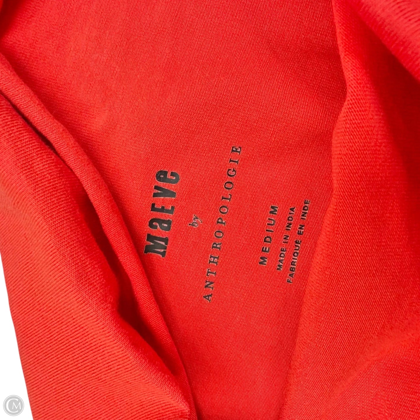 Top Sleeveless By Maeve In Red, Size: M