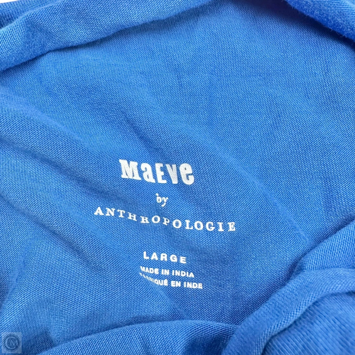 Top Sleeveless By Maeve In Blue, Size: L
