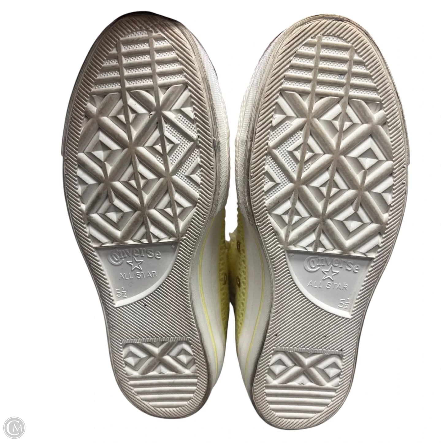 Shoes Sneakers Platform By Converse In Yellow, Size: 7.5