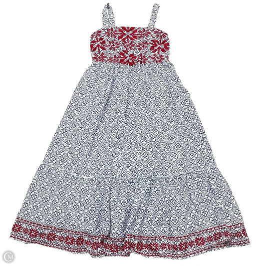 Dress Casual Maxi By Thml In Blue Red & White, Size: Xs