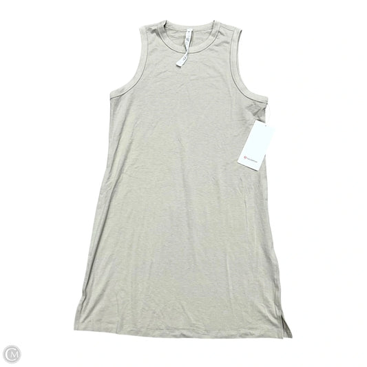 Athletic Dress By Lululemon In Taupe, Size: S