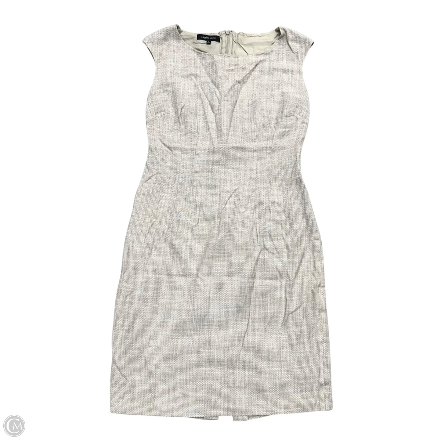 Dress Designer By Lafayette 148 In Taupe, Size: Xs