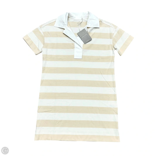 Dress Casual Short By Everlane In Tan & White, Size: Xs