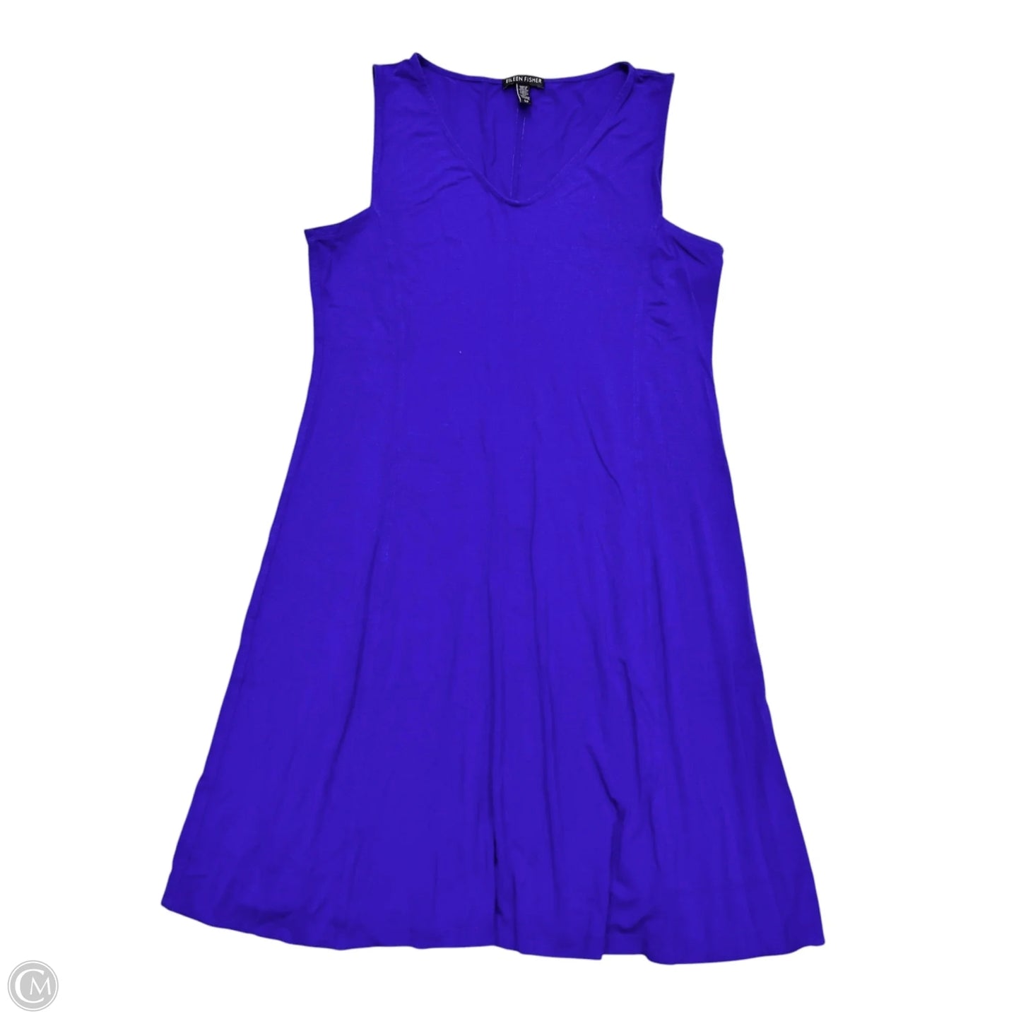 Dress Casual Midi By Eileen Fisher In Blue, Size: S