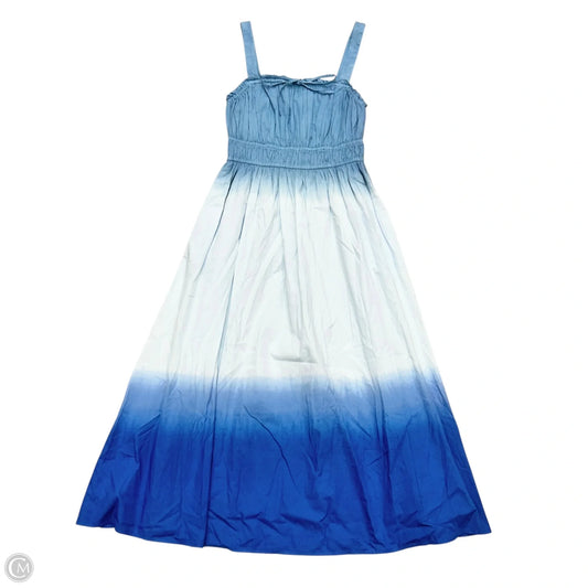 Dress Casual Maxi By J. Crew In Blue, Size: S