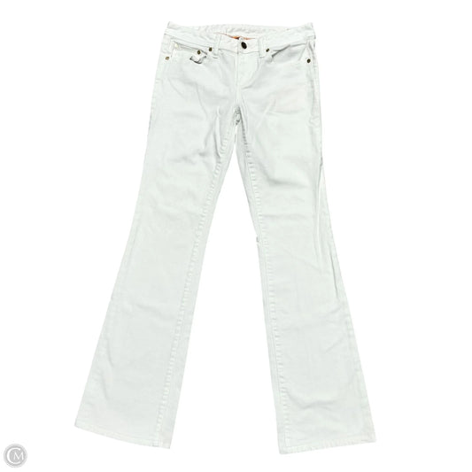 Jeans Designer By Tory Burch In White Denim, Size: 6