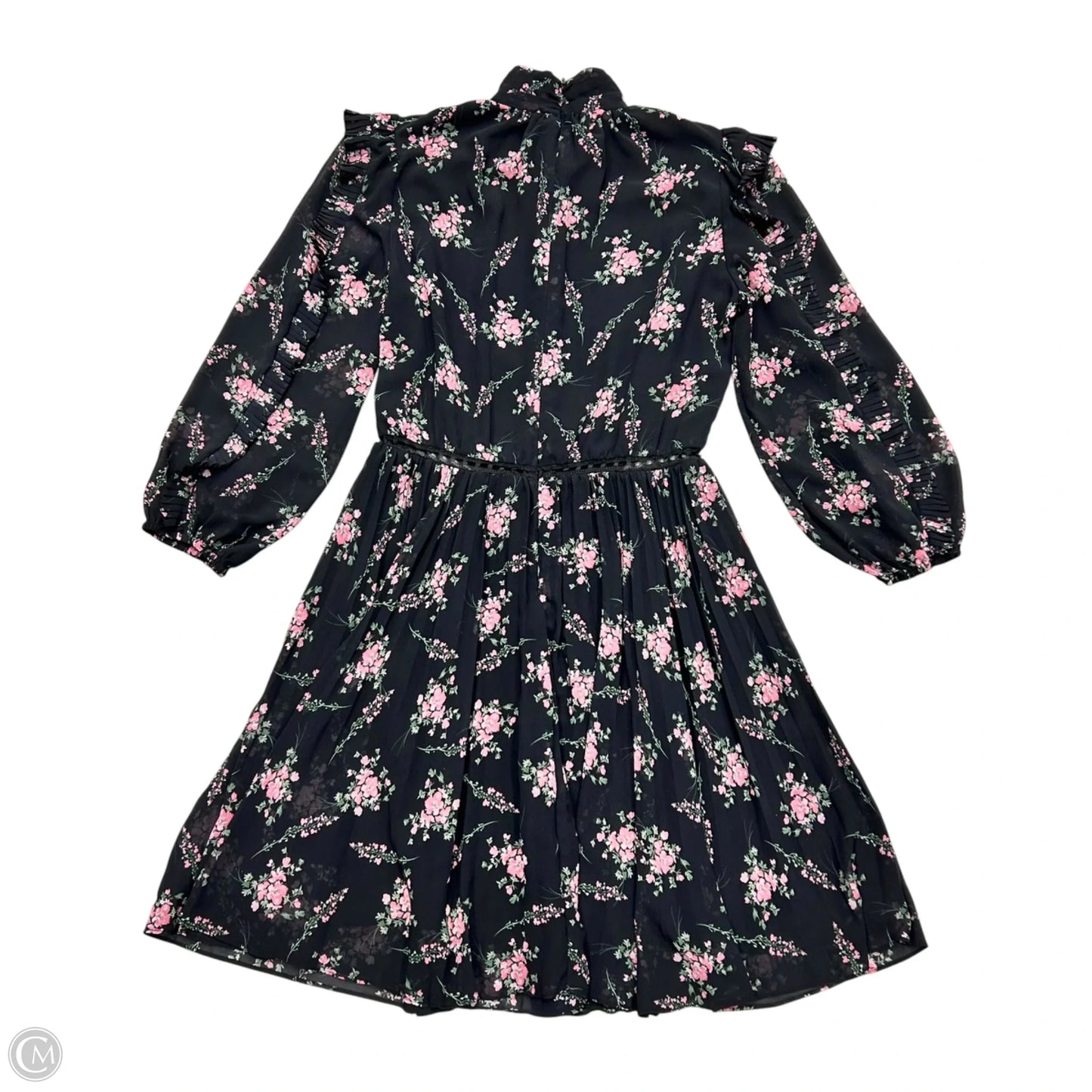 Dress Party Short By Ml Monique Lhuillier In Black & Pink, Size: Xs