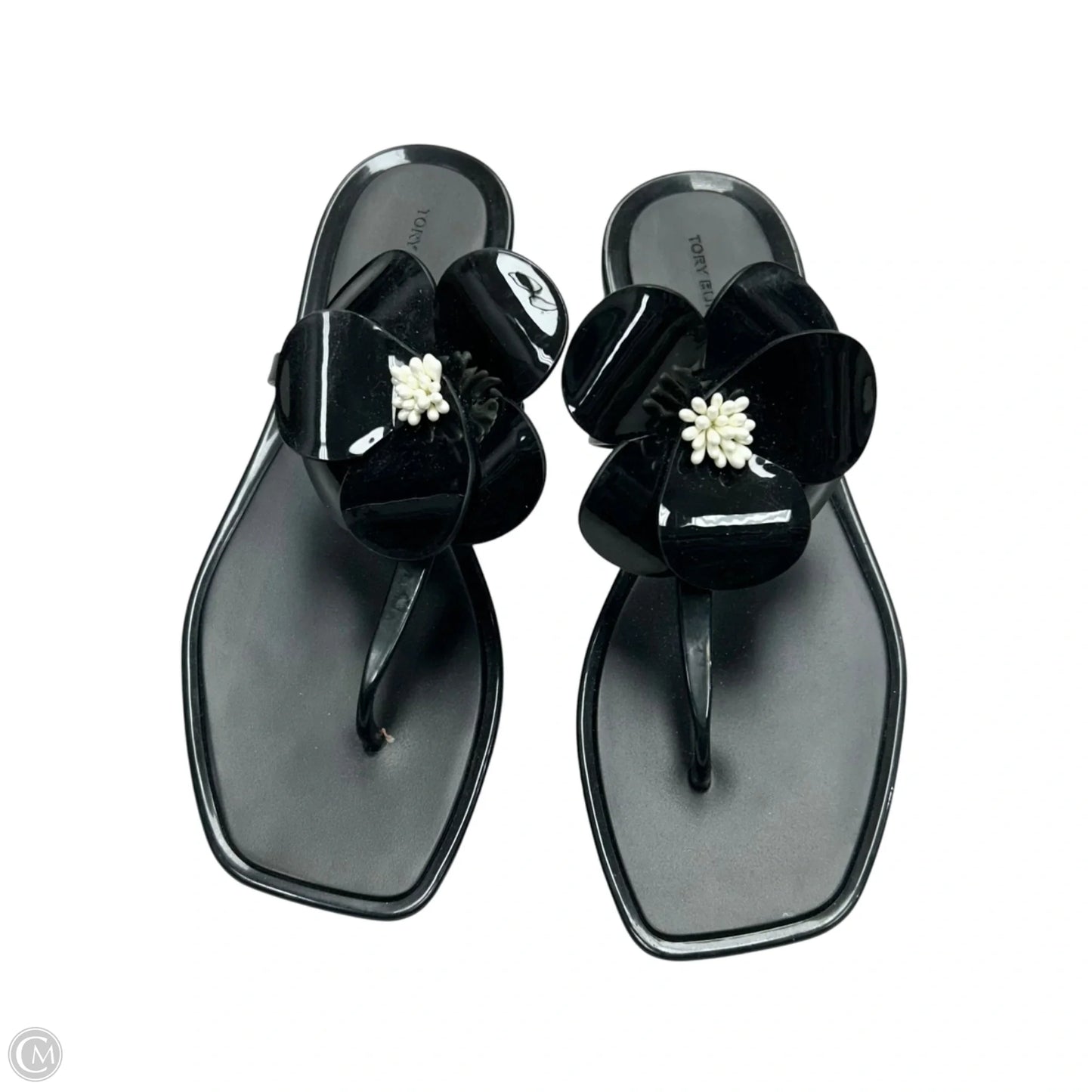 Sandals Designer By Tory Burch In Black, Size: 7