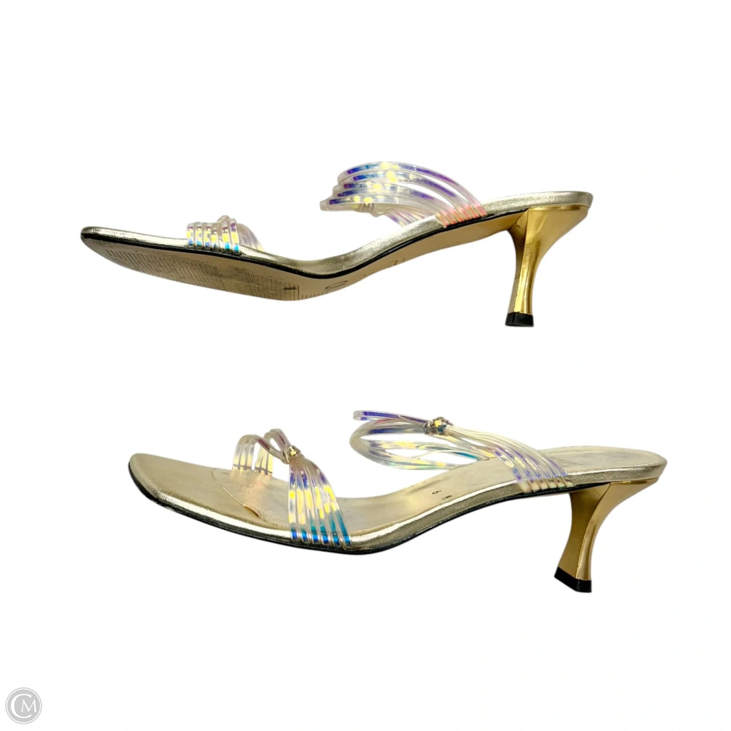 Sandals Designer By Stuart Weitzman In Clear, Size: 6