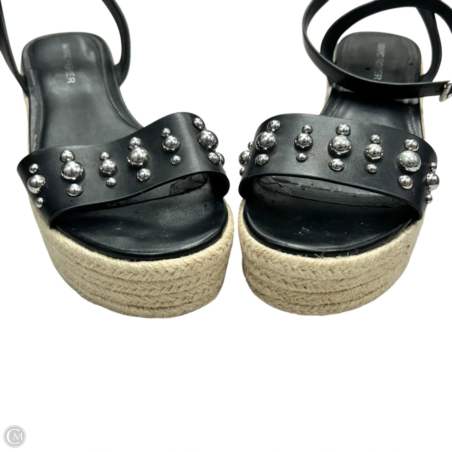Sandals Heels Platform By Marc Fisher In Black, Size: 7