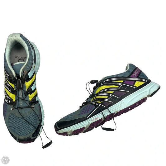 Shoes Athletic By Salomon In Black & Blue, Size: 9