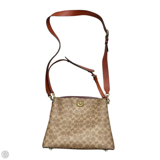 Crossbody Designer By Coach, Size: Medium