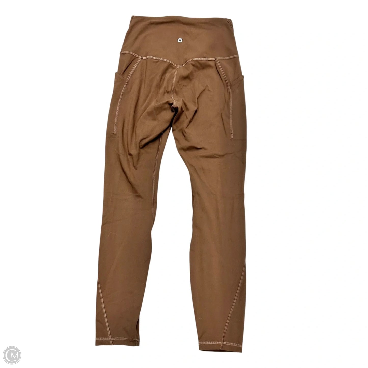 Athletic Leggings By Lululemon In Brown, Size: S